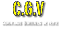 Conditions g&eacute;n&eacute;rales de vente