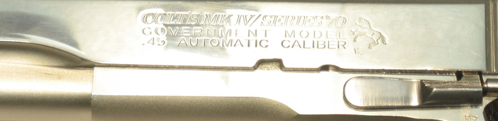 COLT 1911 Mark IV serie 70 calibre .45ACP
