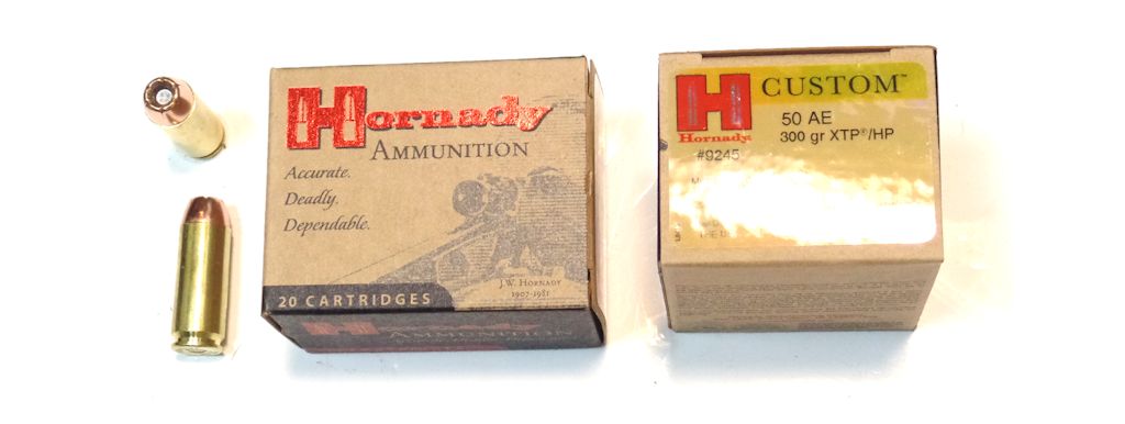 MUNITIONS x20 calibre .50AE HORNADY