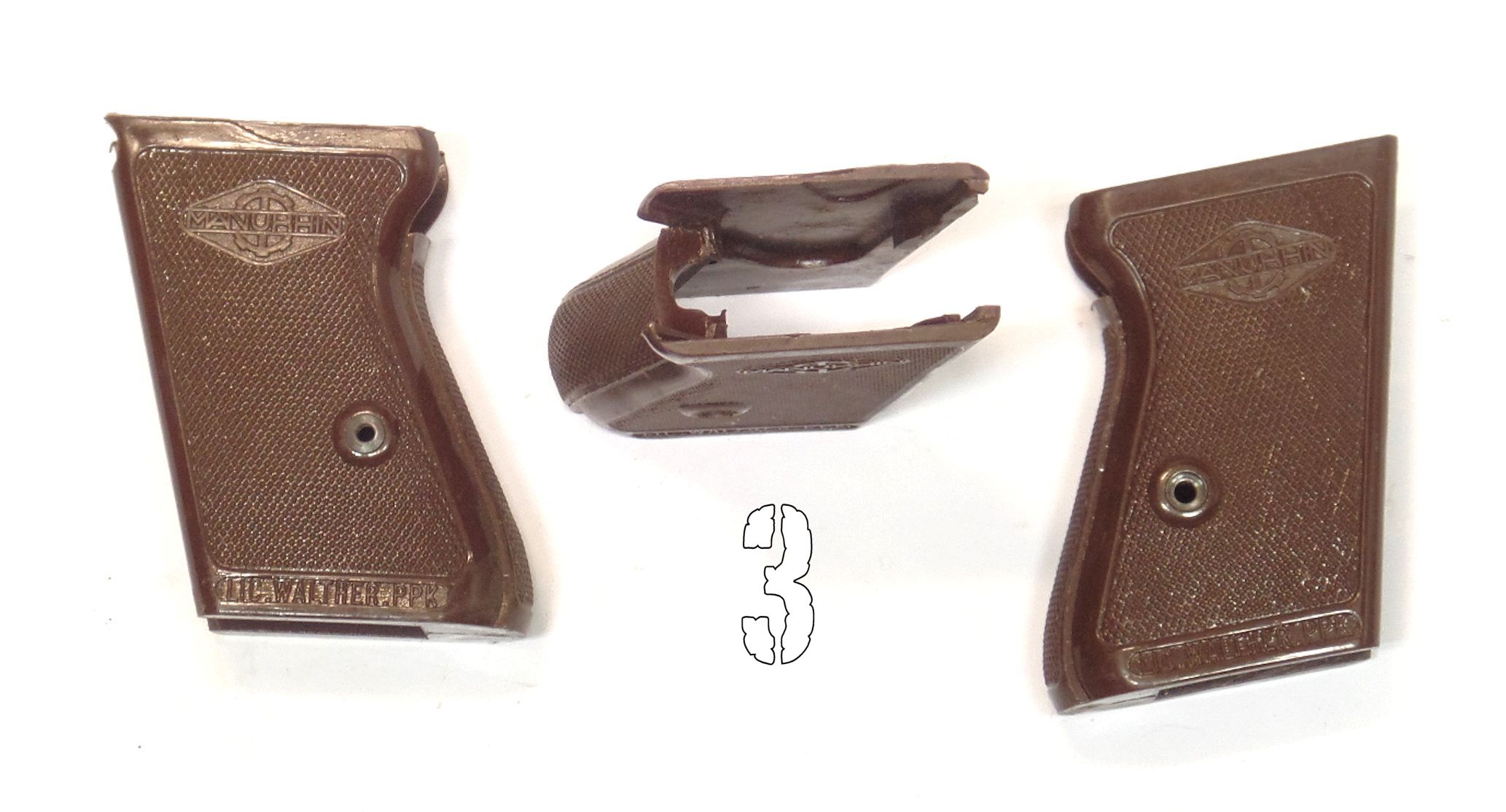 Plaquettes Walther PP / PPK
