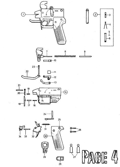 SIG STG57 Pièces détachées - éclaté