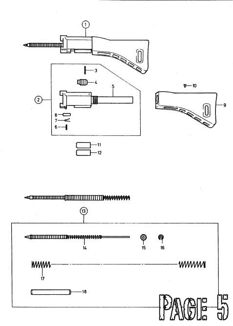 SIG STG57 Pièces détachées - éclaté