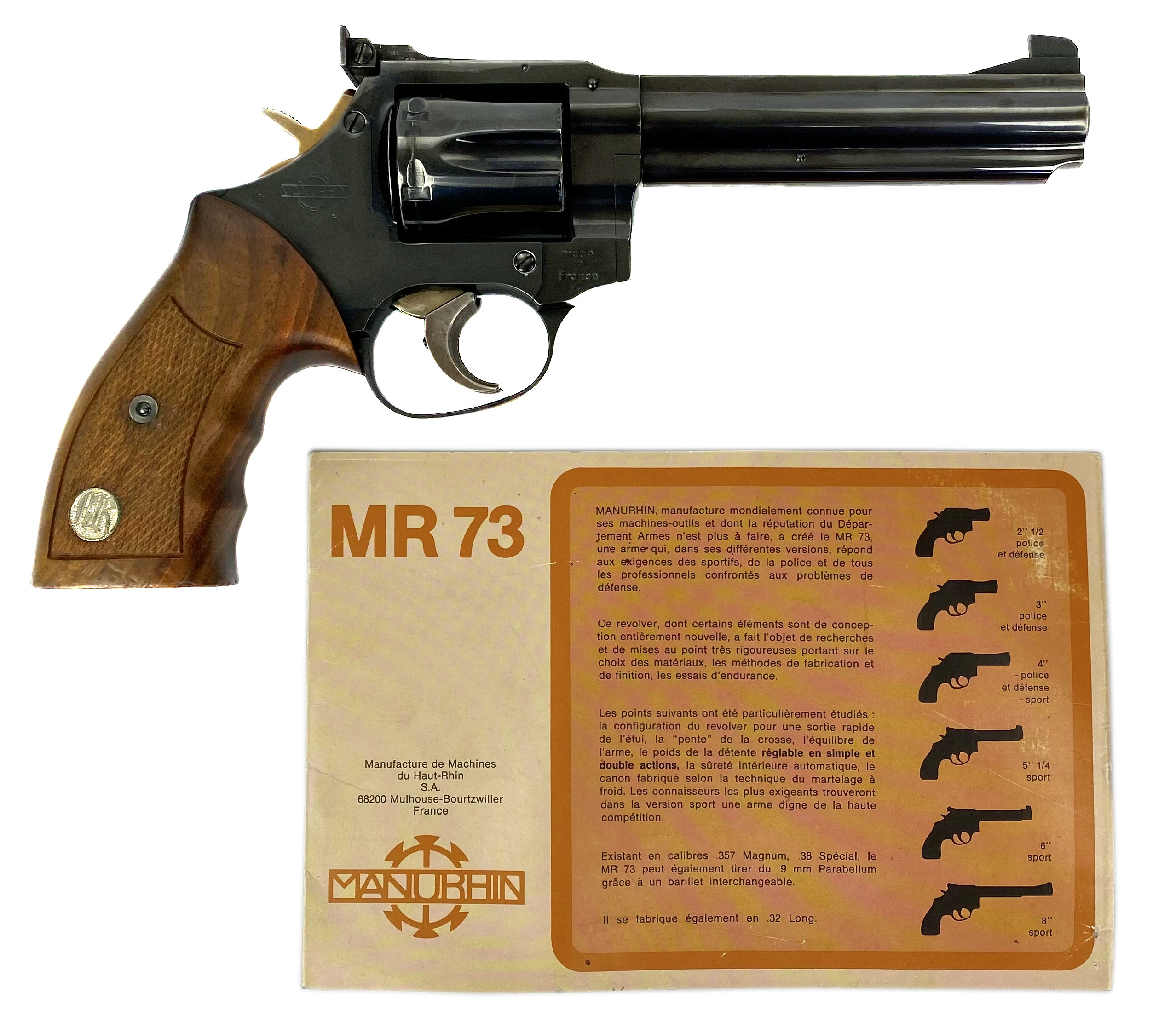 Revolver MANURHIN MR73 calibre 357 Magnum